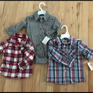 SALE Boys 18 month Shirt and Vest Bundle